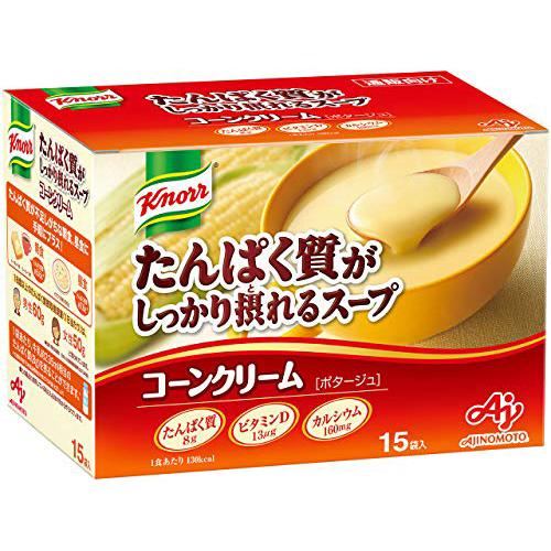 味の素　クノールたんぱくしっかりコーン　１５袋入　438g×10個