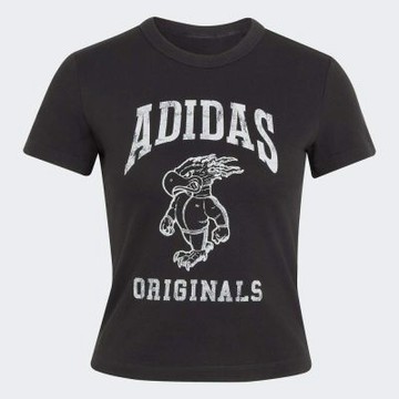 Adidas 愛迪達 Tee KR7089 女 T恤 運動上衣 休閒短袖 印花 黑
