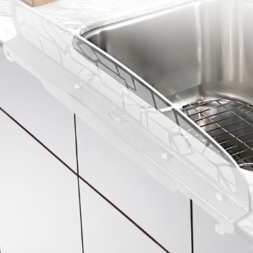 AcaciaLiving PVC 水槽擋水板  半透明  1個