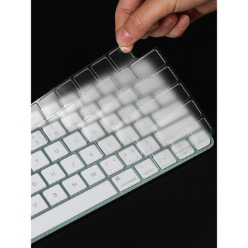 適用蘋果妙控鍵盤鍵盤膜imac A3119無線藍牙m4全覆蓋A3118 A3137臺式一體機A3203 A3127 防塵A2449電腦保護膜