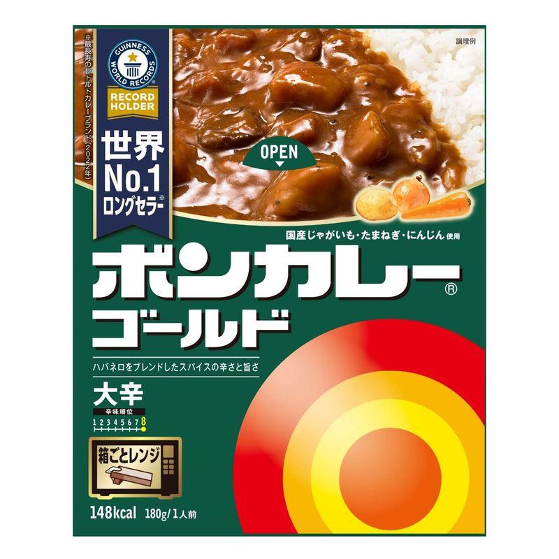 大塚食品 ボンカレーゴールド 大辛 180g×5個 レンジ調理対応