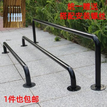 室內戶外上墻頂裝加厚掛衣架簡易晾衣桿陽臺單桿式壁掛固定曬衣架