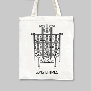 WD 樂器風格手提袋-雲鑼 經典/夜光