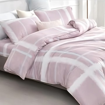 夢之語 石墨烯膠原蛋白天絲床包兩用被組 雙人 50%萊賽爾纖維/50%頂級天絲+海洋膠原蛋白+3M吸濕排汗  粉紅蜜莉  床包152 x 188cm + 被套212 x 182cm + 枕套75 x 45cm