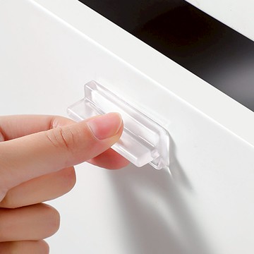 黏貼式無痕防水防撞貼/門窗拉門把手(T型)-15入 單一規格