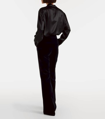 Max Mara Vetrino cotton velvet flared pants