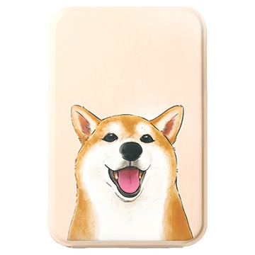 ekax 折疊隨身鏡 仿皮 玻璃材質 尺寸 145x95mm  1個  傻笑柴