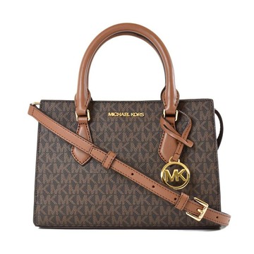 MICHAEL KORS - 撞色小款防刮兩用包 (咖啡焦糖)