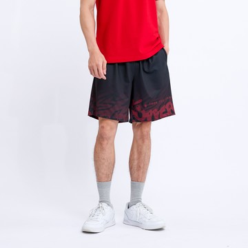 KINGO男款｜極透氣系列｜轉印剪接短褲 411306