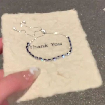 💖限時下訂💖水滴锆石抽拉式手链小众气质轻奢高级感手环简约通勤百搭设计手饰 手鏈 女款手鏈