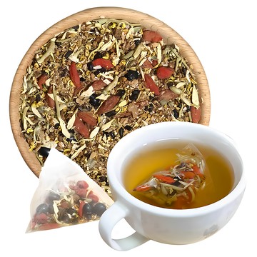 GreenMarket 菓青市集 熬夜茶 牛蒡枸杞養生茶 三角茶包  4g  10包  1袋