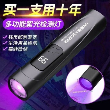 💢臺灣12H💢紫光手電筒 驗鈔筆 驗鈔燈 玉石手電筒 uv 紫光 玉石燈 uv手電筒 驗鈔 防僞檢測 貓蘚 檢測