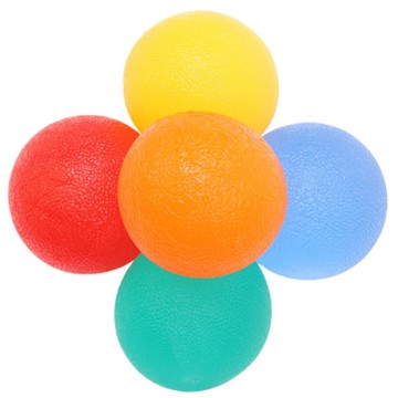 JHS杰恆社abe130口新款減壓矽膠握力器球形矽膠握力球小型康復掌形按摩球發洩球圓形