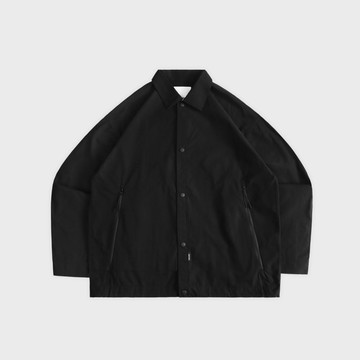 DYCTEAM - ORGANIC COTTON 防潑水機能_寬鬆襯衫抽繩外套