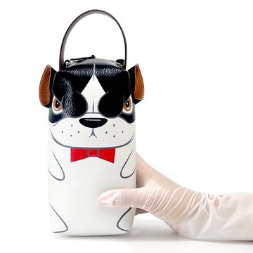 這款小巧的黑白 pitbull 鉛筆盒可滿足您的所有日常需求。