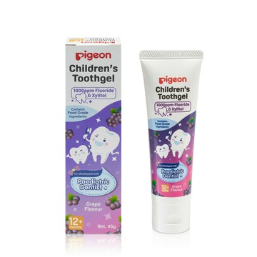 貝親 Pigeon - 兒童含氟牙膏-葡萄