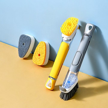 洗碗刷鍋洗鍋神器長柄家用廚房不粘鍋油清潔刷子炊帚自動加液懶人