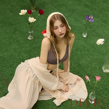 【DEPIC】Flawless-無痕深V舒適托高無鋼圈內衣 (可可)