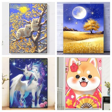 💛盒裝💛台灣現貨💛 DIY鑽石貼畫 新款5D鑽石畫 立體貼鑽畫 手作 新年鑽貼 滿鑽 聖誕 手工點鑽畫 大幅 黏鑽畫