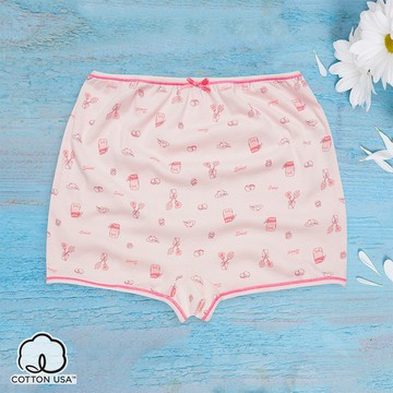 anny pepe 女童純棉糖果罐四角褲-粉紅100~150