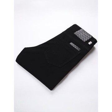 2025新款春秋款黑色牛仔褲男修身小腳彈力褲子潮牌休閑高級感高端