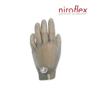 【niroflex】不鏽鋼絲編織防割手套(支) 2000-M  防護金屬手套 手部護具 德國製 專利金屬扣環