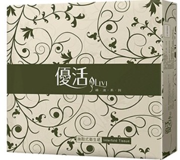 優活抽取衛生紙120抽*(12包*6袋)/箱---現貨
