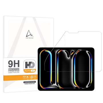 ARMOR iPad Pro 11(M5, 2025/M4,2024) 軟性玻璃9H高清螢幕保護膜