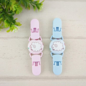 跳跳小綿羊-2色可選。手帕夾