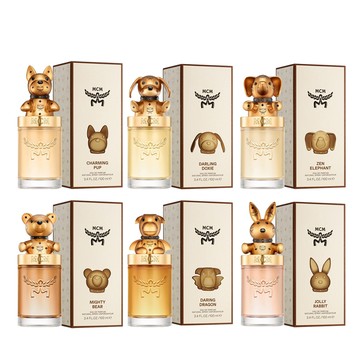 MCM 動物狂想曲淡香精系列 - 勇敢威龍/魅力汪汪/沉穩艾芬/調皮朵西/愉快兔比/魔力貝爾 100ml - 任選