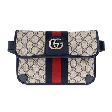 GUCCI-674081 96IWN 4076-老花藍黑-大包