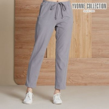 YVONNE 以旺傢飾超細搖粒長褲-迷霧灰(M/L)