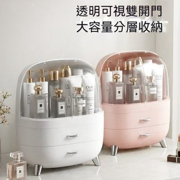 置物架 免安裝雜物盒 首飾盒 化妝品收納盒 桌面儲物架 家用抽屜櫃 梳妝臺置物櫃