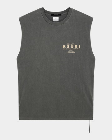 Men's Cutoff Washed Logo T-Shirt