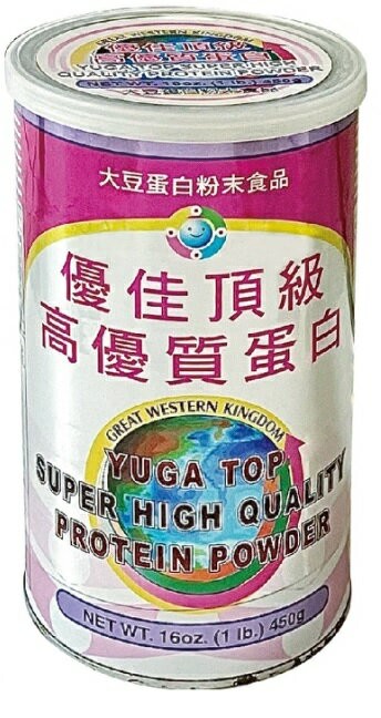優佳頂級高優質蛋白 450公克/瓶 大豆蛋白粉末食品