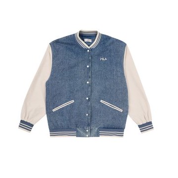 FILA 男平織外套-牛仔淺藍 1JKA-1412-BU