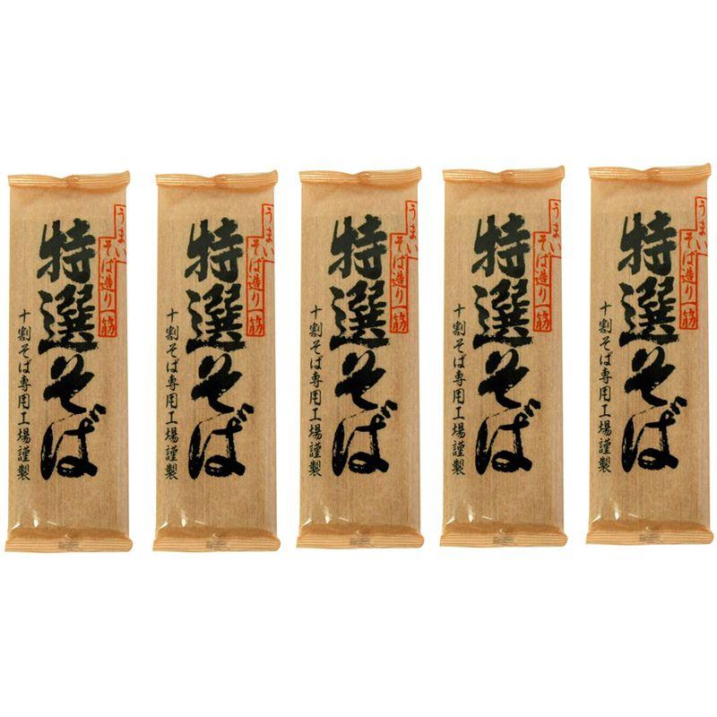 遁所食品 特選そば 200g×5個 JAN:4951070001038