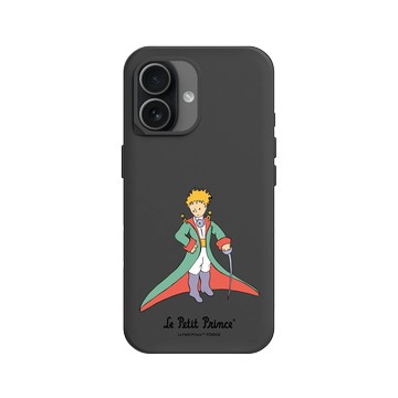iPhone 17 SolidX 黑 - Le Petit Prince 小王子 - 正氣凌然小王子