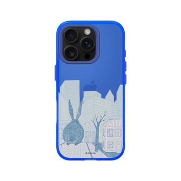 iPhone 16 Pro Clear 激光藍 - 幾米 Jimmy Liao - 兔子系列-城市祕密