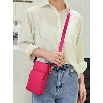 夏天放手機的小包大屏斜挎手機包女旅游輕便零錢包單肩手腕小包包