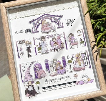 玫瑰公館 輕復古娃娃屋 PET 和紙膠帶