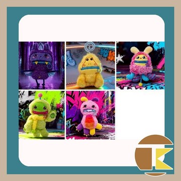 【12月預購】Nom Bad Mood 發聲毛絨掛件盲盒 盒玩 盲抽 收藏 娛樂 一中盒6入｜愛蛋客