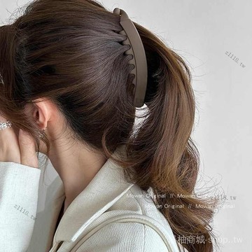 🎇可開發票✨大號髮量多香蕉夾髮夾女後腦勺2025新款高馬尾神器固定抓夾子豎夾#免運