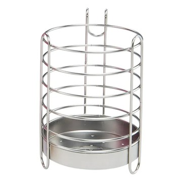 OAK皇家圓型不鏽鋼筷籃 304不鏽鋼線材 大容量收納筷子  1個  銀色