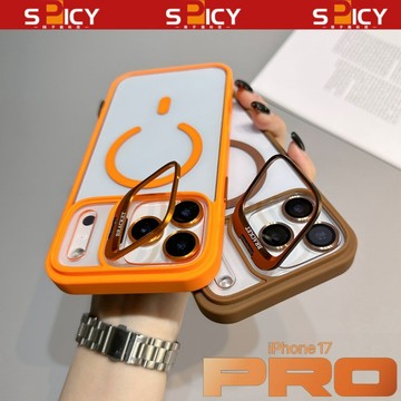 i17宇宙橙 贈送同色鏡頭膜 Magsafe磁吸支點 iPhone Air 16 15 14 13 Promax 防摔殼