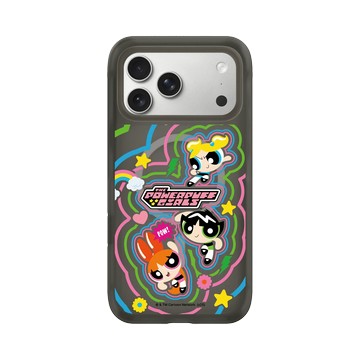iPhone 17 Pro Max AirX 本質黑 - The Powerpuff Girls 飛天小女警 - 可愛小女警線條款