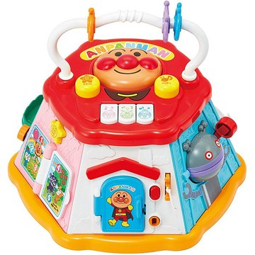 真愛日本 麵包超人 ANPANMAN 智育 聲光 育樂玩具 七面 遊戲盒 形狀益智 玩具 音樂 百寶箱 親子