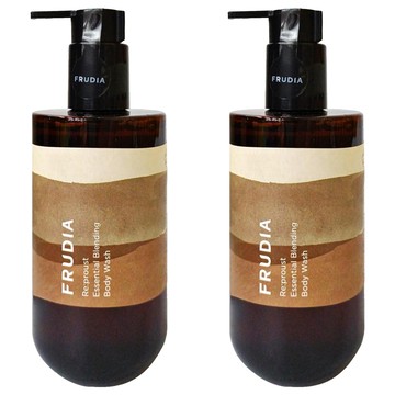 FRUDIA 自然而然 植萃精油沐浴乳(檀香木+洋甘菊) 300ml  2瓶