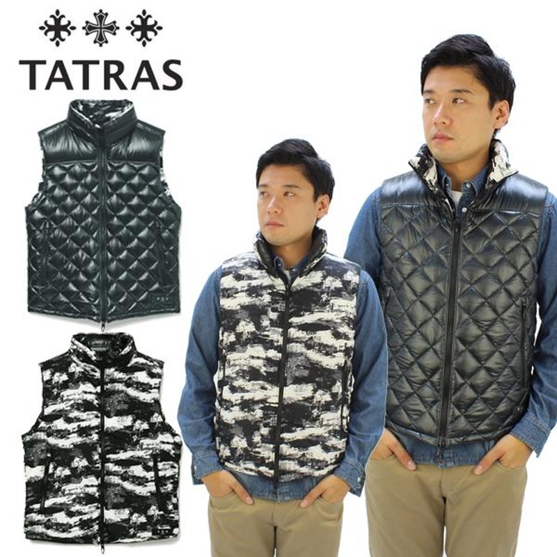 美品 TATRAS GORO DOWN VEST ダウンベスト リバーシブル