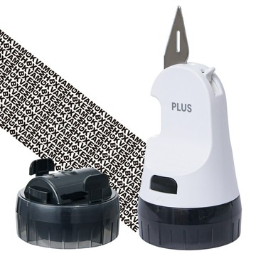 【阿翔小舖】『PLUS』普樂士 替換式開箱刀個人資料保護章IS-590CM 單包裝